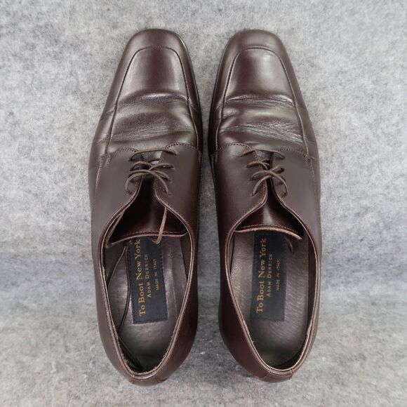 To Boot Shoes Mens 9 Oxford Derby Classic Leather Square Toe Formal Adam Derrick main image 5